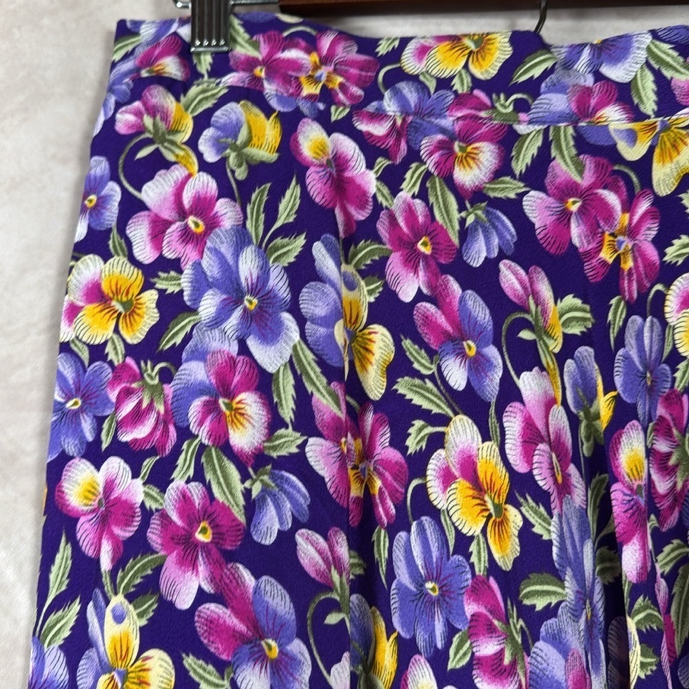 VTG Herman Geist Floral Maxi Skirt NWT Prairie Peasant Boho Cottagecore Women 14 - Picture 2 of 9